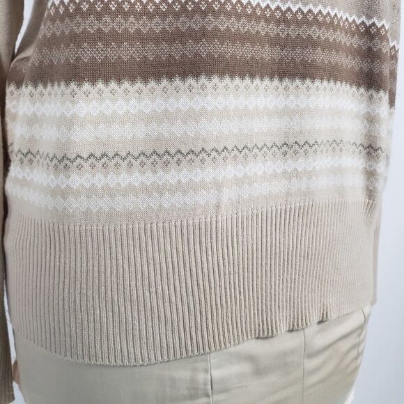 Norton McNaughton Sweater w/Scarf 2X Metallic - Picture 7 of 8